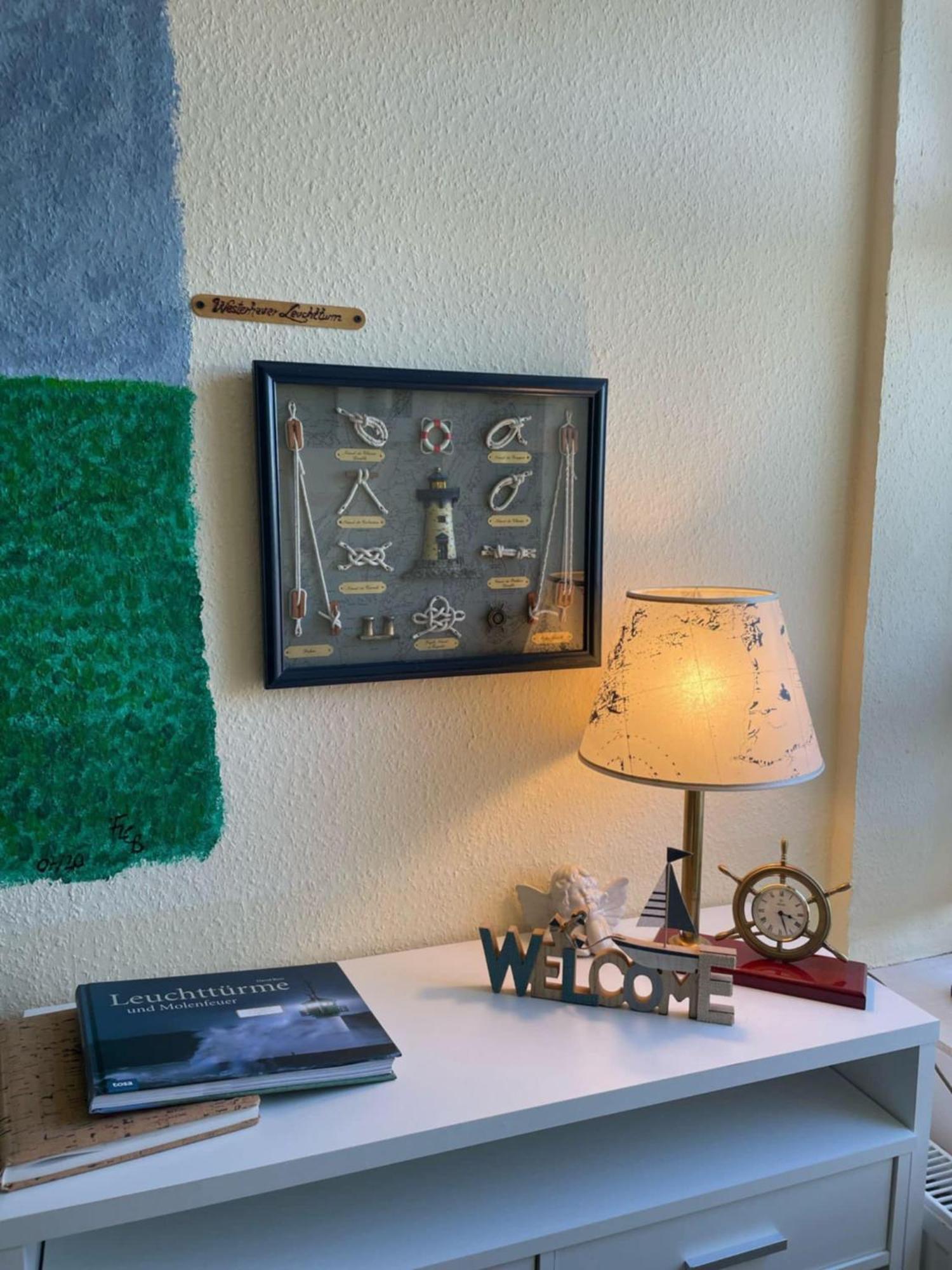 Ferien Wohnung -Leuchtturm Oldenswort المظهر الخارجي الصورة